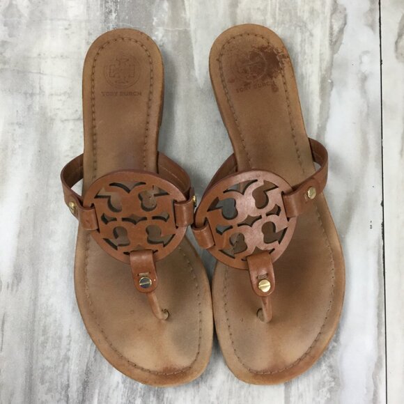 Tory Burch Miller Leather Sandal 8 - Picture 8 of 8